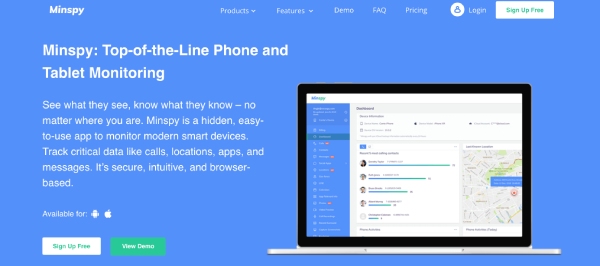 Minspy: Top-of-the-Line Phone and Tablet Monitoring