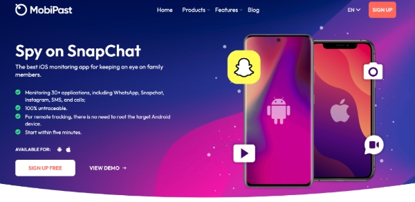 Spy on SnapChat