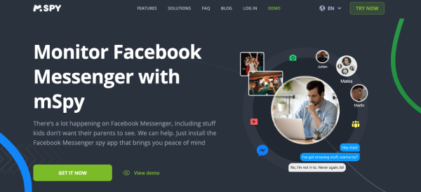 Monitor Facebook Messenger with mSpy